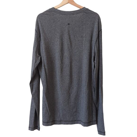 Lululemon Athletica Mens Long Sleeve Swiftly Mesh Breathable Top Gray XL - Picture 1 of 6